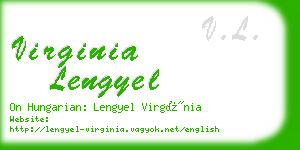 virginia lengyel business card